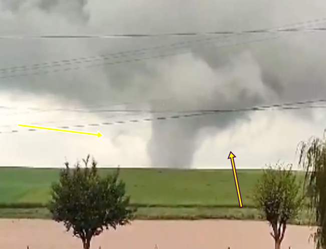 TORNADO É REGISTRADO NO RIO GRANDE DO SUL EM MEIO AO DESASTRE DA CHUVA