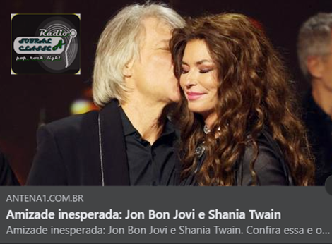 AMIZADE INESPERADA: JON BON JOVI E SHANIA TWAIN