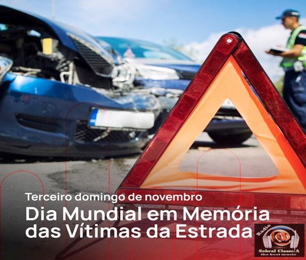 19/11 DIA MUNDIAL EM MEMÓRIA AS VÍTIMAS NA ESTRADA
